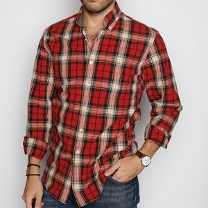 Jcrew Plaid Buttoned Shirt